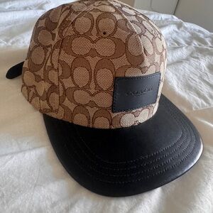 Coach Signature Brown and Black Cap